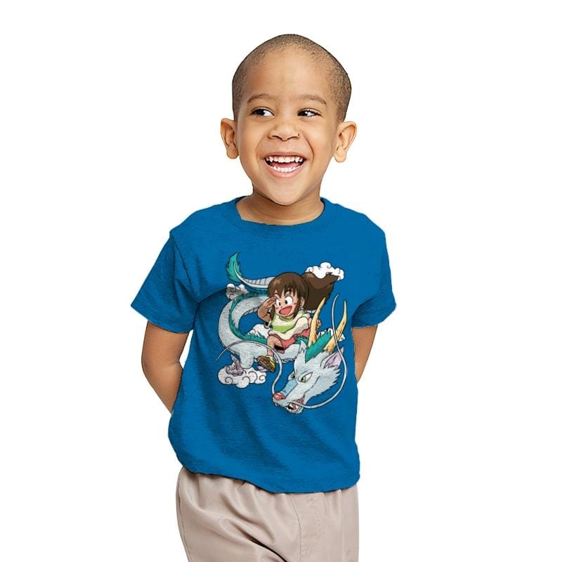 Dragon Haku - Youth T-Shirts RIPT Apparel X-small / Sapphire