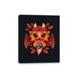 Dragon of Leaves - Canvas Wraps Canvas Wraps RIPT Apparel 8x10 / Black