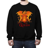 Dragon Queen - Crew Neck Sweatshirt Crew Neck Sweatshirt RIPT Apparel