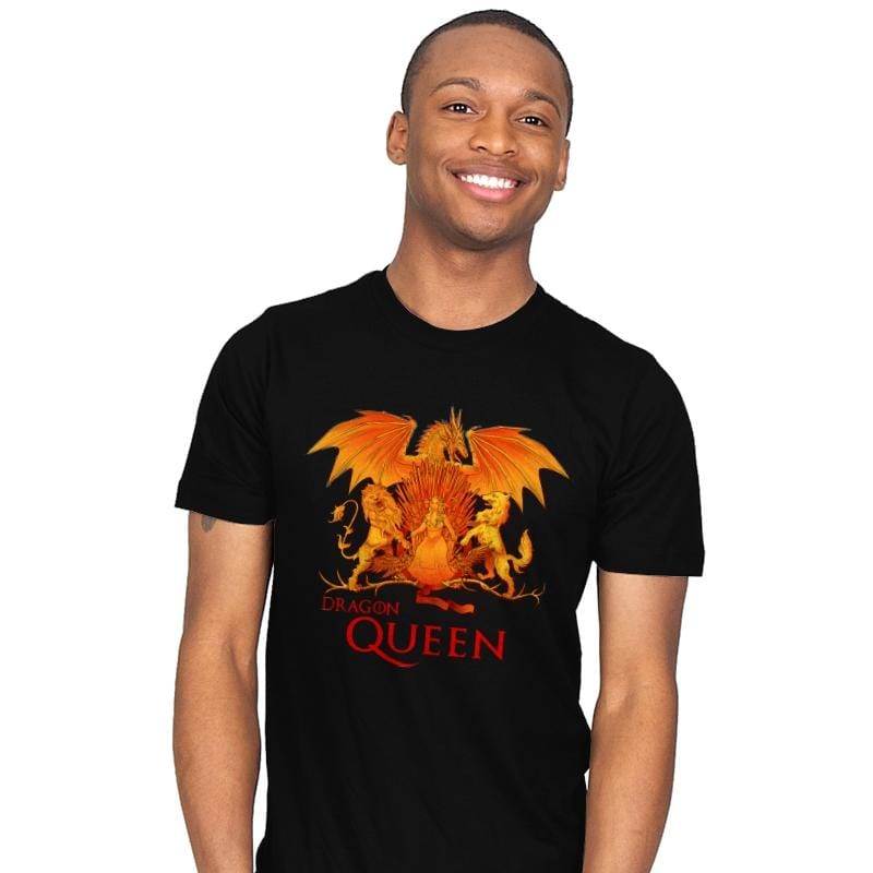 Dragon Queen - Mens T-Shirts RIPT Apparel Small / Black