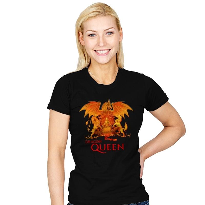 Dragon Queen - Womens T-Shirts RIPT Apparel Small / Black