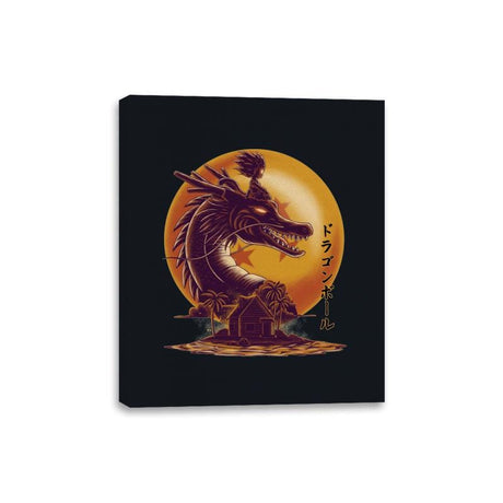 Dragon Ride - Canvas Wraps Canvas Wraps RIPT Apparel 8x10 / Black
