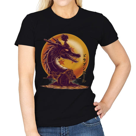 Dragon Ride - Womens T-Shirts RIPT Apparel Small / Black