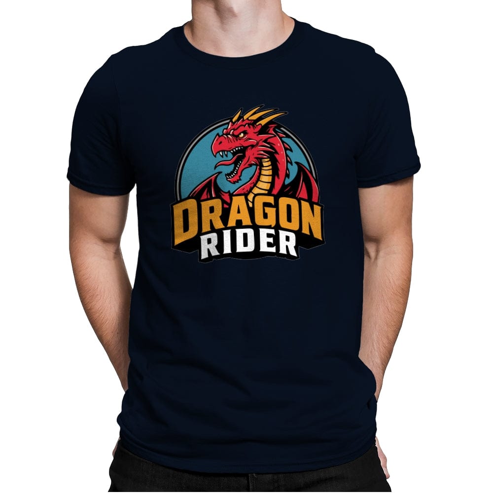 Dragon Rider - Mens Premium T-Shirts RIPT Apparel Small / Midnight Navy