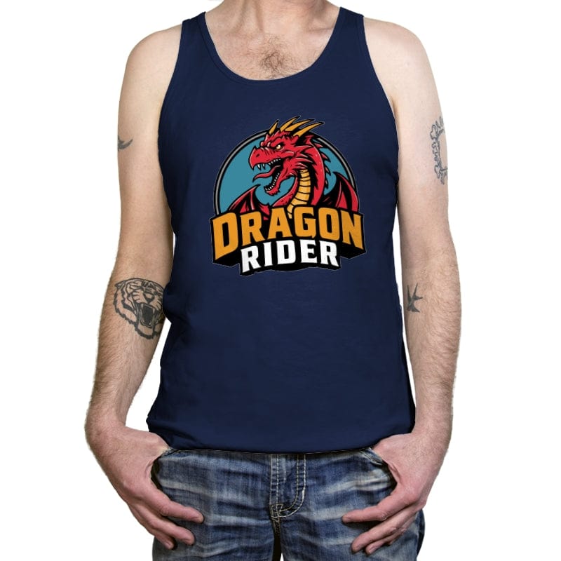 Dragon Rider - Tanktop Tanktop RIPT Apparel X-Small / Navy