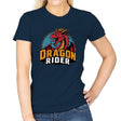 Dragon Rider - Womens T-Shirts RIPT Apparel Small / Navy