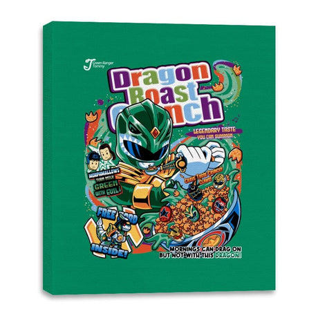Dragon Roast Crunch - Canvas Wraps Canvas Wraps RIPT Apparel 16x20 / Kelly