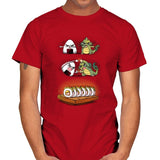 Dragon Roll Fusion - Mens T-Shirts RIPT Apparel Small / Red