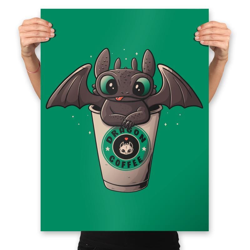 Dragon's Drip - Prints Posters RIPT Apparel 18x24 / Kelly Green