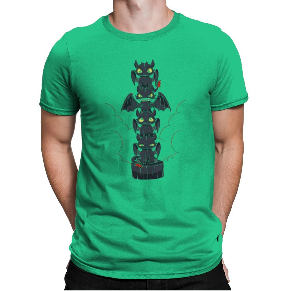 Dragon's Totem Moods - Mens Premium T-Shirts RIPT Apparel Small / Kelly Green