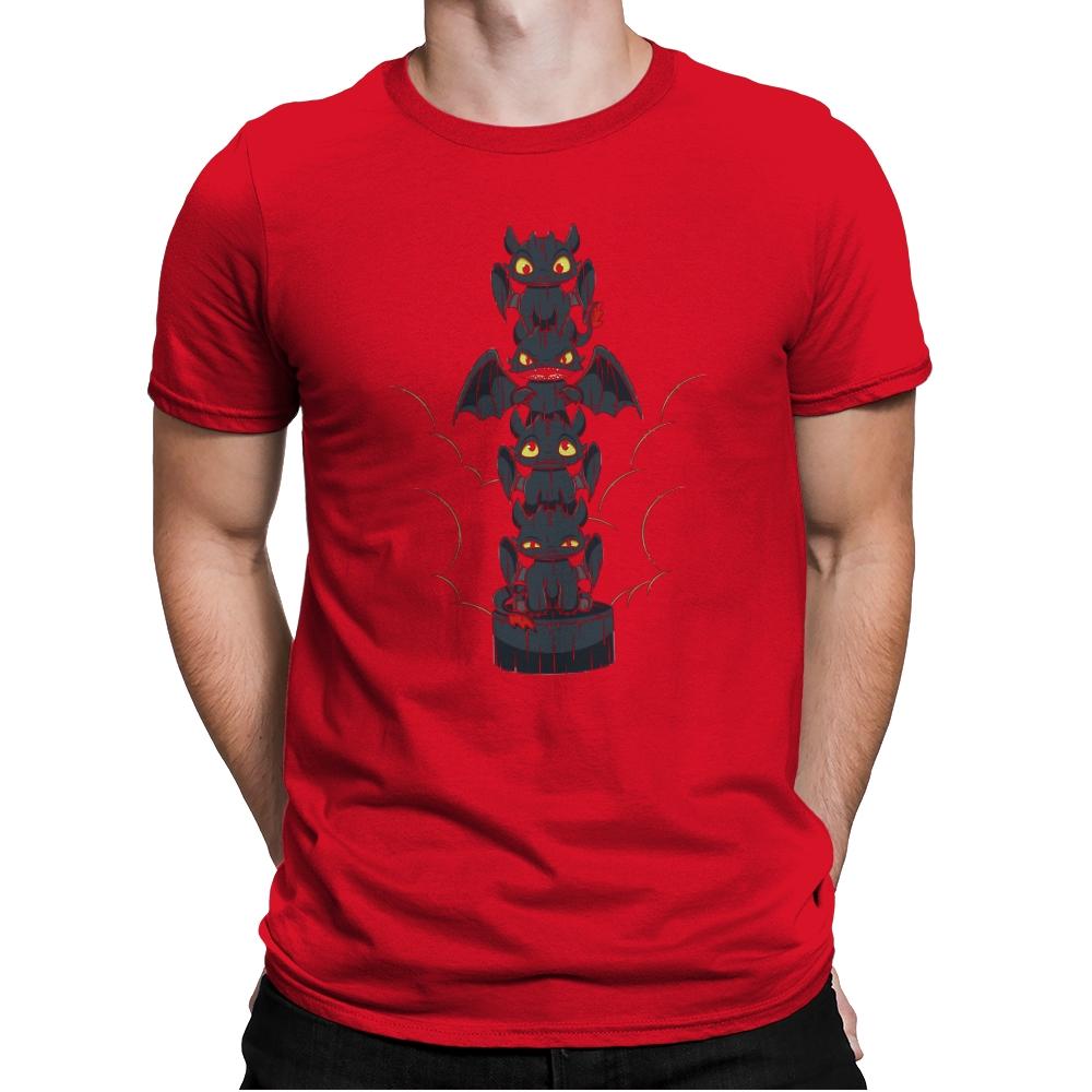 Dragon's Totem Moods - Mens Premium T-Shirts RIPT Apparel Small / Red