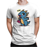 Dragon Slay - Mens Premium T-Shirts RIPT Apparel Small / White