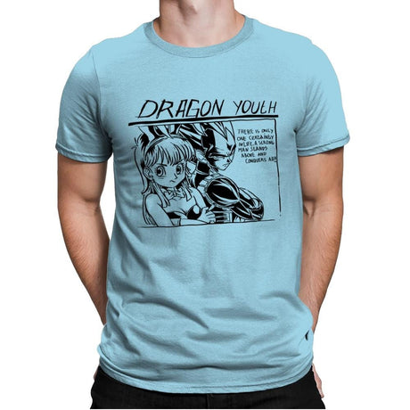 Dragon Youth - Mens Premium T-Shirts RIPT Apparel Small / Light Blue