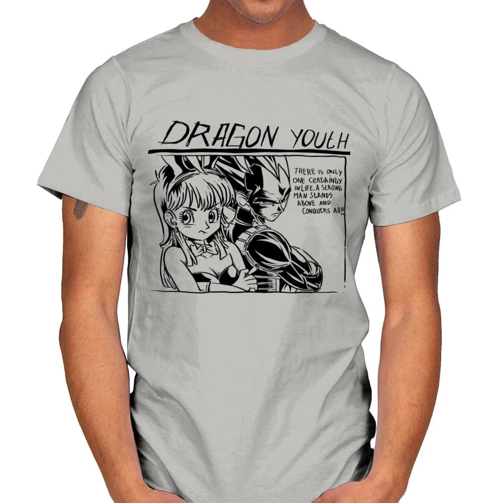 Dragon Youth - Mens T-Shirts RIPT Apparel Small / Ice Grey