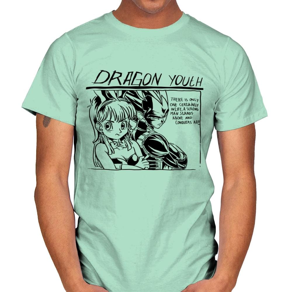 Dragon Youth - Mens T-Shirts RIPT Apparel Small / Mint Green