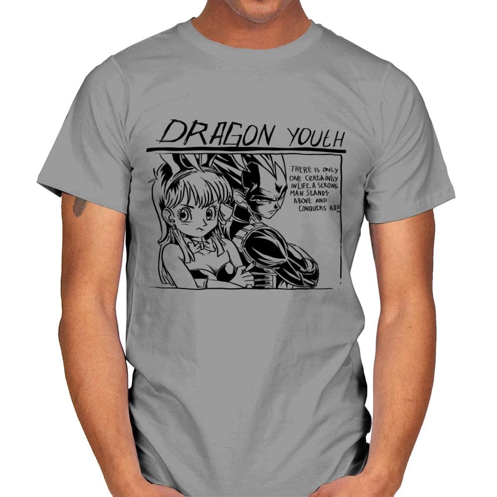 Dragon Youth - Mens T-Shirts RIPT Apparel Small / Sport Grey