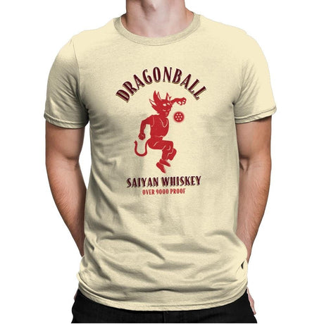 Dragonball Whiskey - Kamehameha Tees - Mens Premium T-Shirts RIPT Apparel Small / Natural