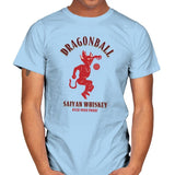 Dragonball Whiskey - Kamehameha Tees - Mens T-Shirts RIPT Apparel Small / Light Blue