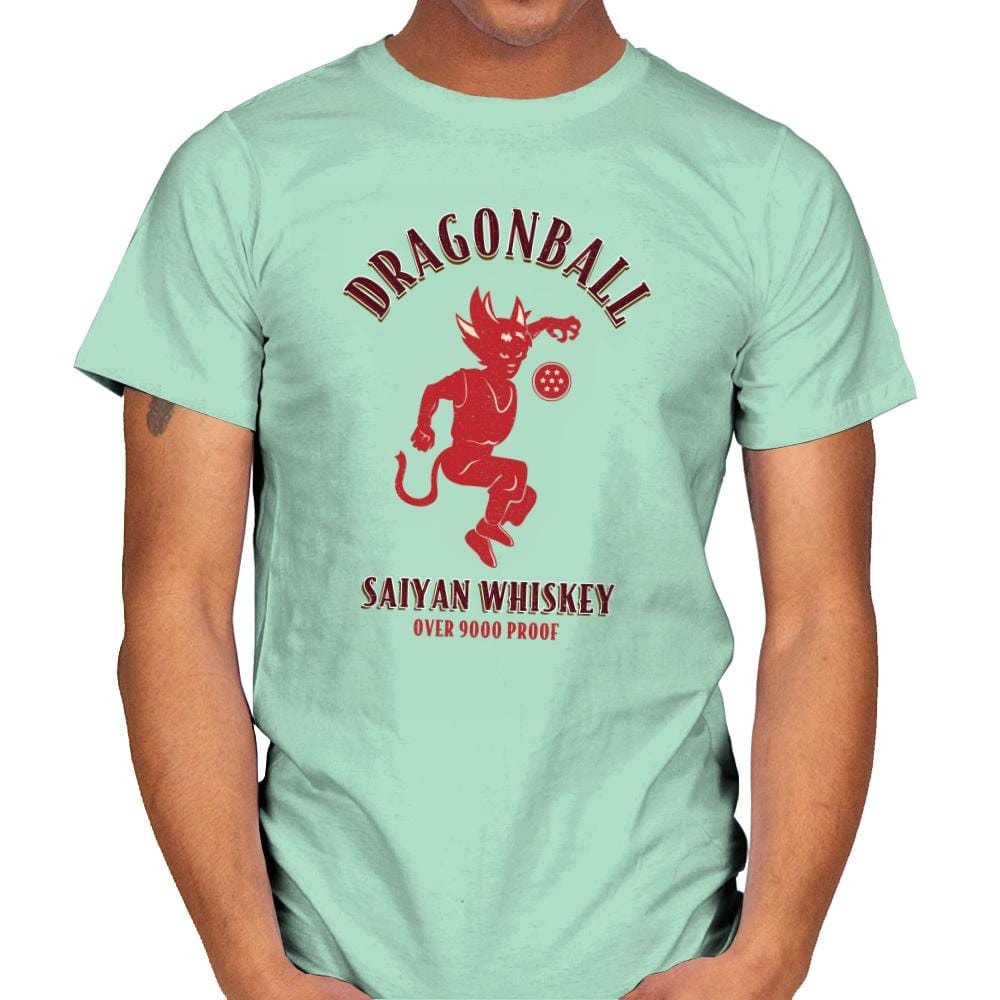 Dragonball Whiskey - Kamehameha Tees - Mens T-Shirts RIPT Apparel Small / Mint Green