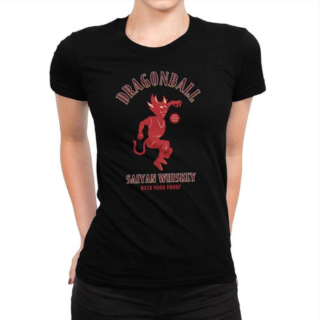 Dragonball Whiskey - Kamehameha Tees - Womens Premium T-Shirts RIPT Apparel Small / Natural