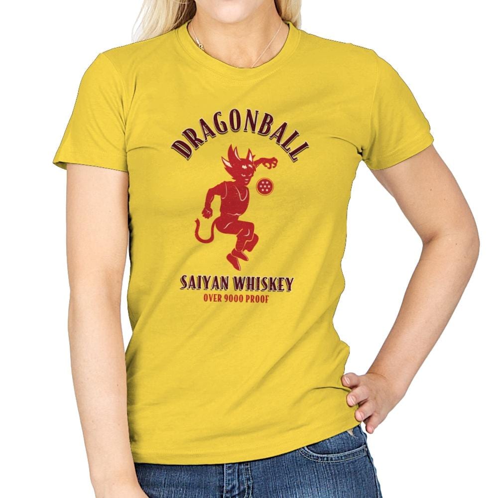 Dragonball Whiskey - Kamehameha Tees - Womens T-Shirts RIPT Apparel Small / Daisy