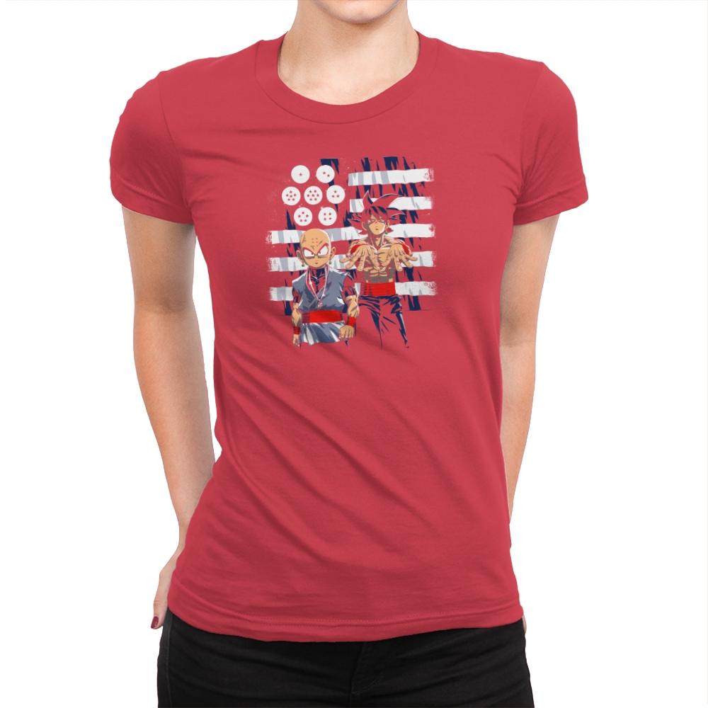 Dragonia Exclusive - Womens Premium T-Shirts RIPT Apparel Small / Red