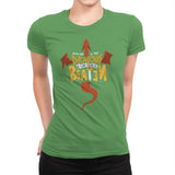 Dragons Can Be Beaten - Womens Premium T-Shirts RIPT Apparel Small / Kelly