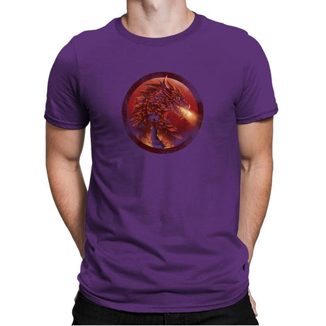 Dragonstone - Game of Shirts - Mens Premium T-Shirts RIPT Apparel Small / Purple Rush