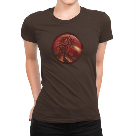 Dragonstone - Game of Shirts - Womens Premium T-Shirts RIPT Apparel Small / Dark Chocolate