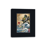 Dragonzord in Japan - Best Seller - Canvas Wraps Canvas Wraps RIPT Apparel 8x10 / Black