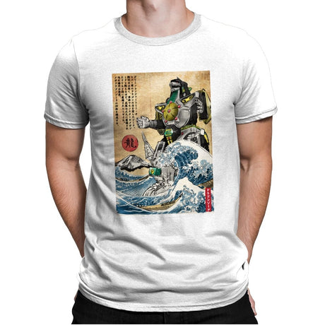 Dragonzord in Japan - Best Seller - Mens Premium T-Shirts RIPT Apparel Small / White