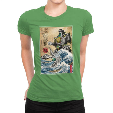 Dragonzord in Japan - Best Seller - Womens Premium T-Shirts RIPT Apparel Small / Kelly
