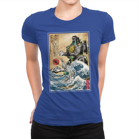 Dragonzord in Japan - Best Seller - Womens Premium T-Shirts RIPT Apparel Small / Royal