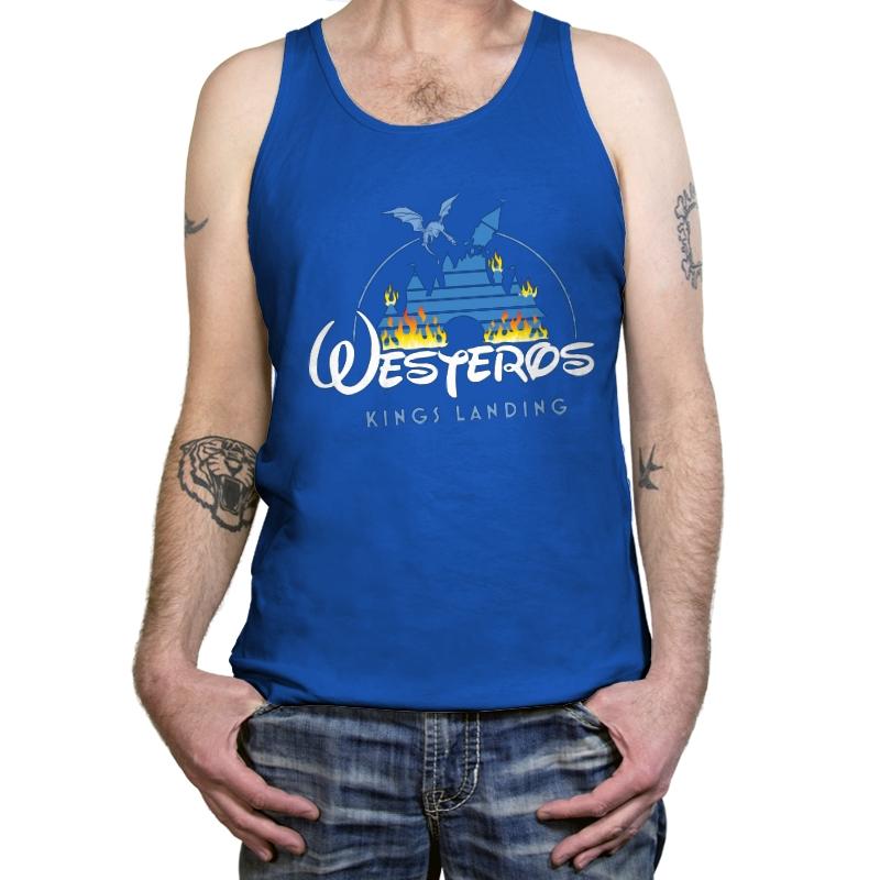 Drah-KAH-ris - Anytime - Tanktop Tanktop RIPT Apparel X-Small / True Royal