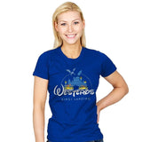 Drah-KAH-ris - Womens T-Shirts RIPT Apparel