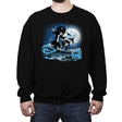 Dream and Death - Crew Neck Sweatshirt Crew Neck Sweatshirt RIPT Apparel Small / Black