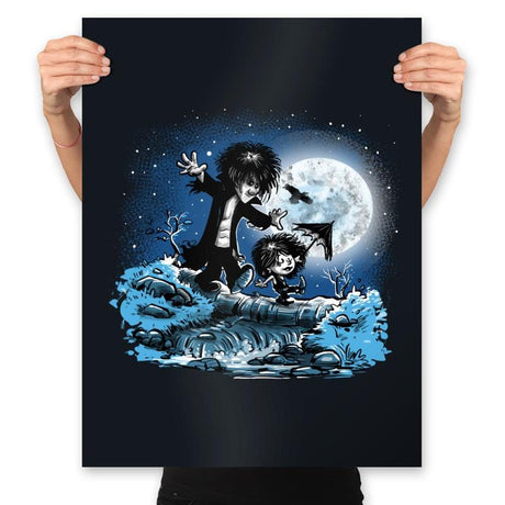 Dream and Death - Prints Posters RIPT Apparel 18x24 / Black