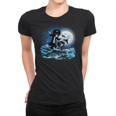 Dream and Death - Womens Premium T-Shirts RIPT Apparel Small / Black