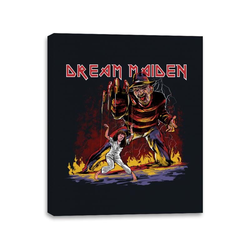 Dream Maiden - Canvas Wraps Canvas Wraps RIPT Apparel 11x14 / Black
