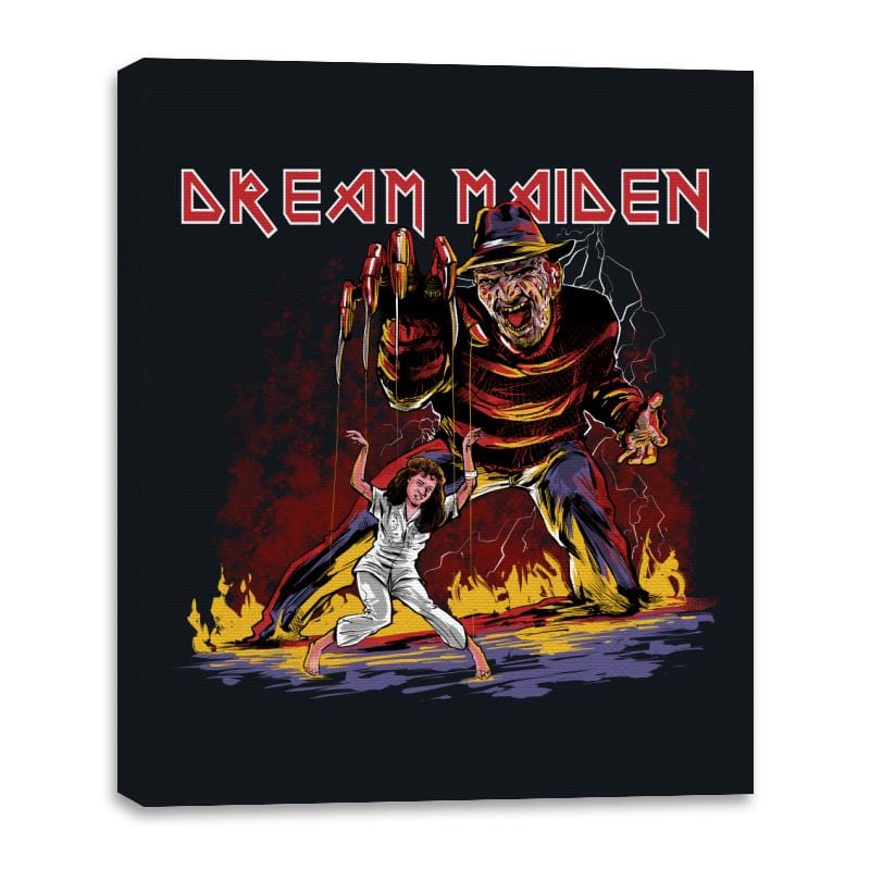 Dream Maiden - Canvas Wraps Canvas Wraps RIPT Apparel 16x20 / Black