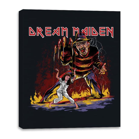 Dream Maiden - Canvas Wraps Canvas Wraps RIPT Apparel 16x20 / Black