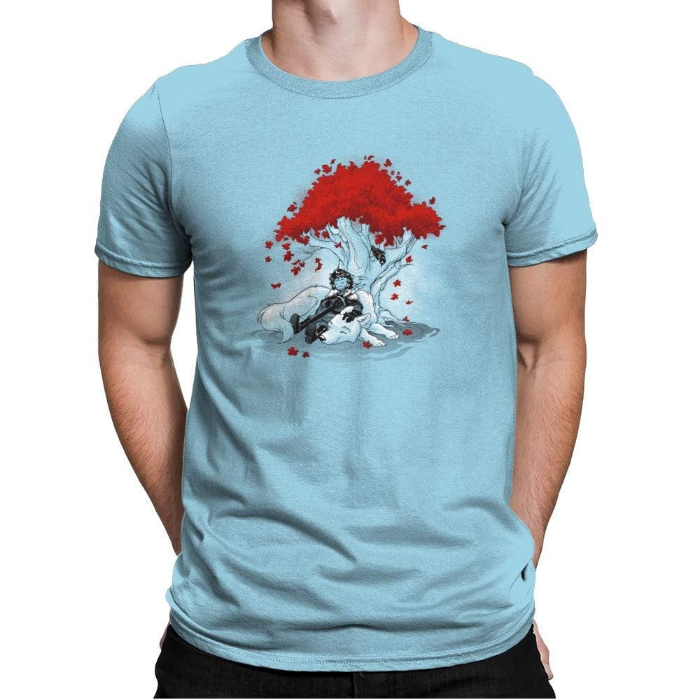 Dreaming Of A Quiet Winter - Miniature Mayhem - Mens Premium T-Shirts RIPT Apparel Small / Light Blue