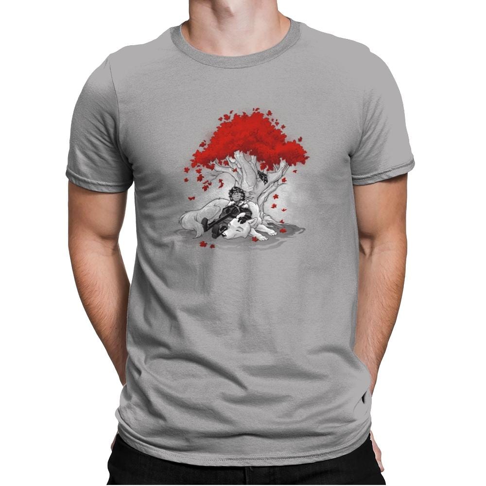 Dreaming Of A Quiet Winter - Miniature Mayhem - Mens Premium T-Shirts RIPT Apparel Small / Light Grey