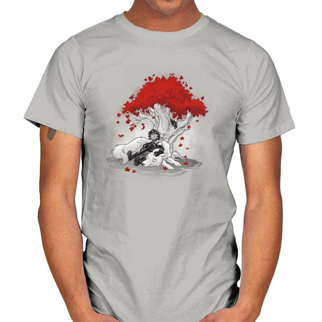 Dreaming Of A Quiet Winter - Miniature Mayhem - Mens T-Shirts RIPT Apparel Small / Ice Grey