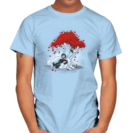 Dreaming Of A Quiet Winter - Miniature Mayhem - Mens T-Shirts RIPT Apparel Small / Light Blue