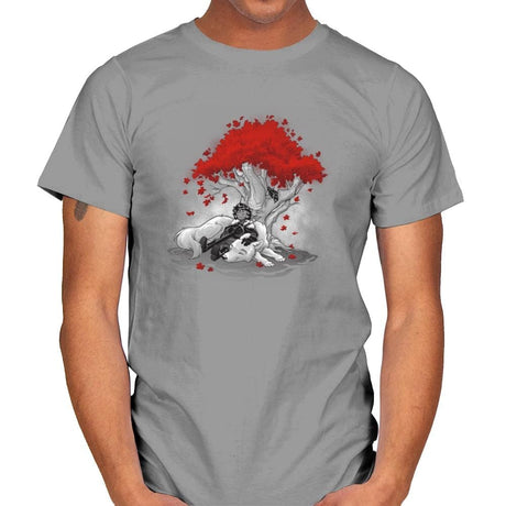 Dreaming Of A Quiet Winter - Miniature Mayhem - Mens T-Shirts RIPT Apparel Small / Sport Grey