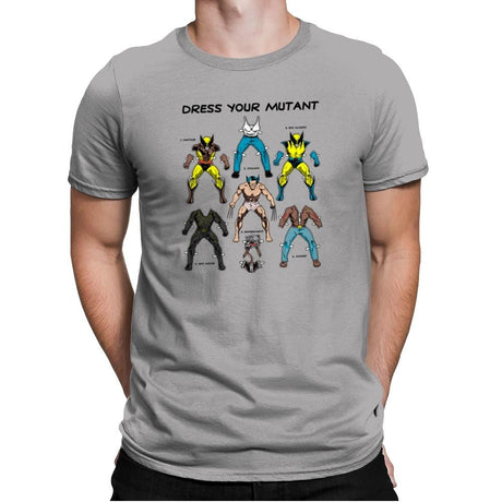Dress Your Mutant Exclusive - Mens Premium T-Shirts RIPT Apparel Small / Light Grey