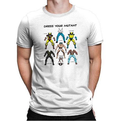 Dress Your Mutant Exclusive - Mens Premium T-Shirts RIPT Apparel Small / White