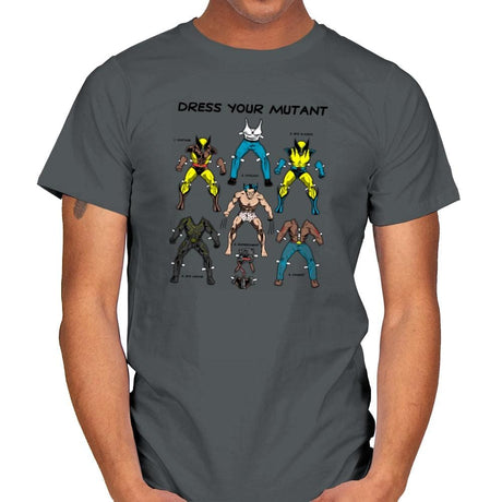Dress Your Mutant Exclusive - Mens T-Shirts RIPT Apparel Small / Charcoal