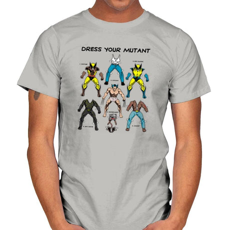 Dress Your Mutant Exclusive - Mens T-Shirts RIPT Apparel Small / Ice Grey